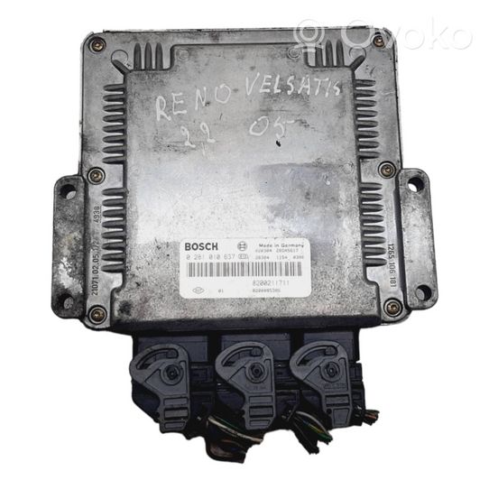 Renault Vel Satis Engine control unit/module 0281010637