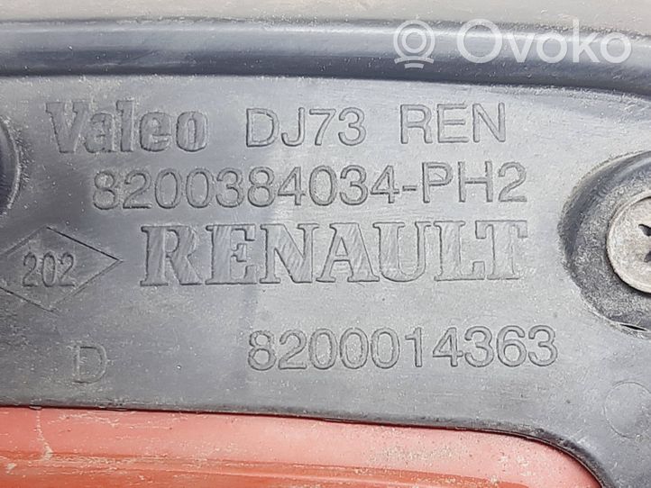 Renault Vel Satis Lampy tylnej klapy bagażnika 8200014363