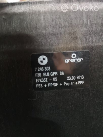 BMW 3 F30 F35 F31 Doublure de coffre arrière, tapis de sol 7246303