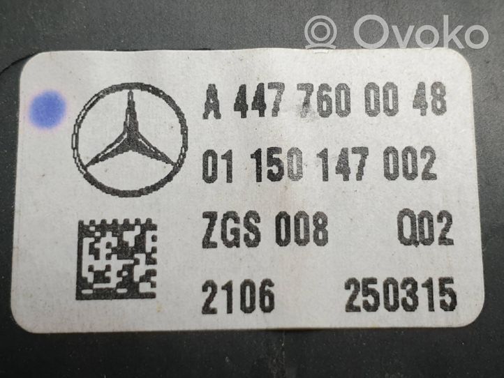 Mercedes-Benz Vito Viano W447 Maniglia interna per portellone scorrevole A4477600048