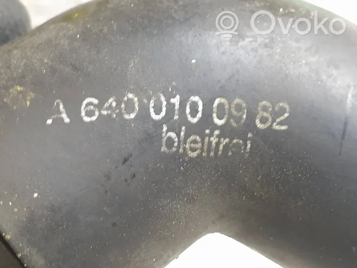 Mercedes-Benz B W245 Rura / Wąż dolotowy powietrza A6400100982