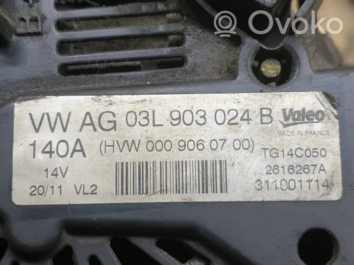 Volkswagen Crafter Alternator 03L903024B