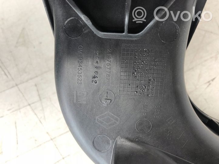 Opel Vivaro Cabin air duct channel GM93453523