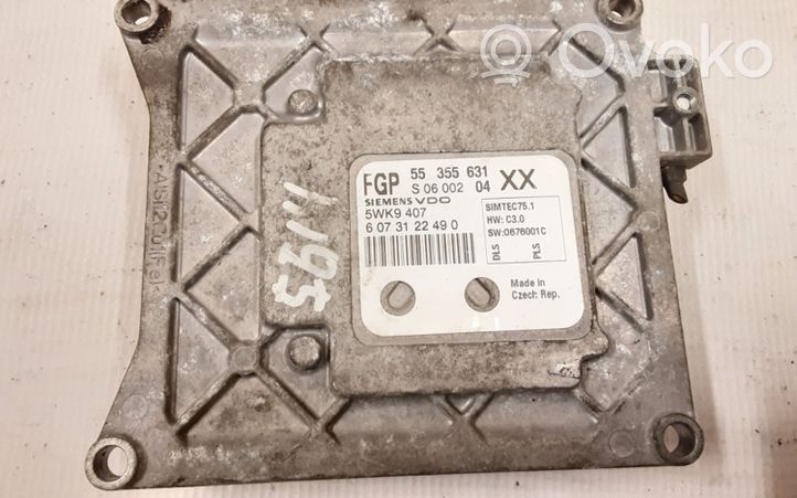 Opel Vectra C Sterownik / Moduł ECU 55355631