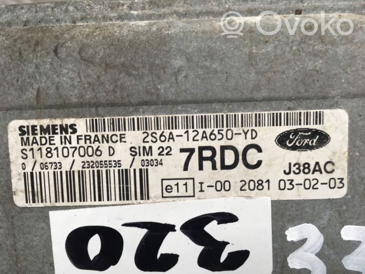 Ford Fiesta Oven ohjainlaite/moduuli S118325001