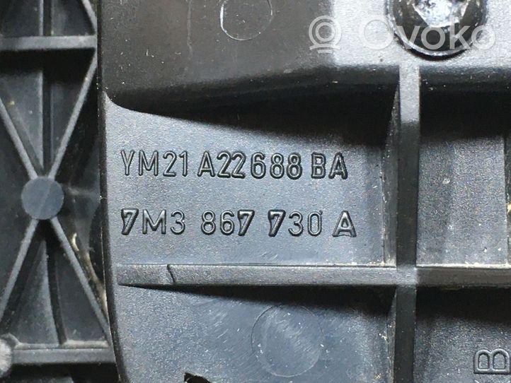 Ford Galaxy Klamka wewnętrzna drzwi przednich 7M3837114