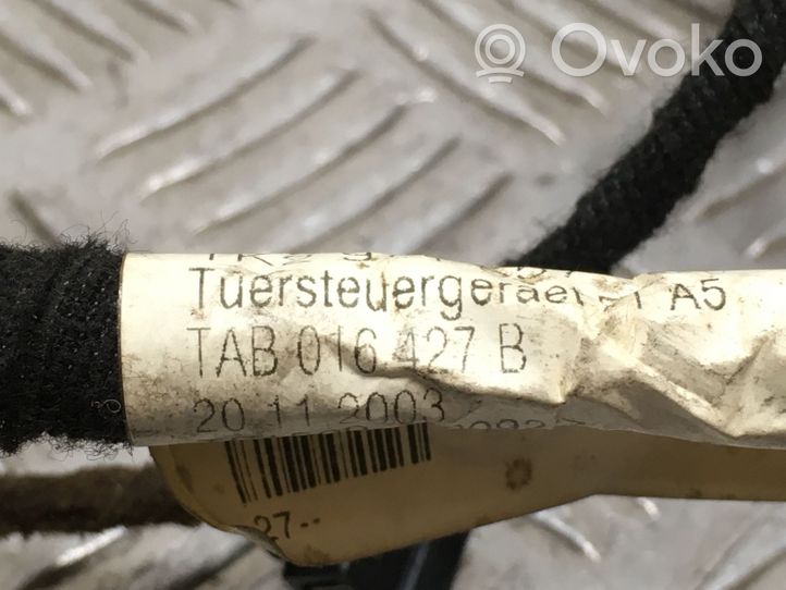 Volkswagen Golf V Cablaggio/alloggiamento cablaggio della portiera anteriore 1K2971557