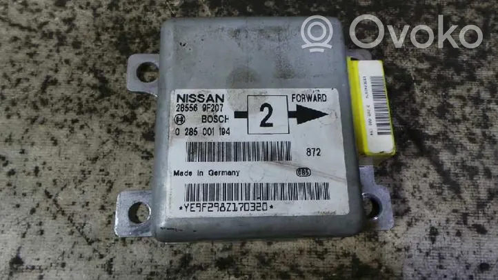 Nissan Primera Turvatyynyn ohjainlaite/moduuli 0285001194