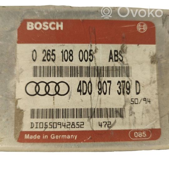 Audi A6 S6 C4 4A Moottorin ohjainlaite/moduuli 4D0907379D