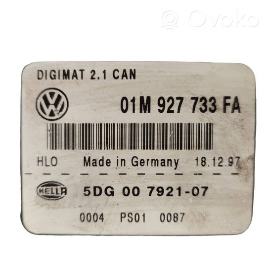 Volkswagen Golf IV Module de contrôle de boîte de vitesses ECU 01M927733FA