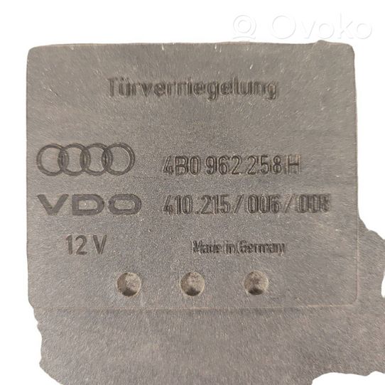 Audi A4 S4 B5 8D Moduł / Sterownik komfortu 4B0962258H