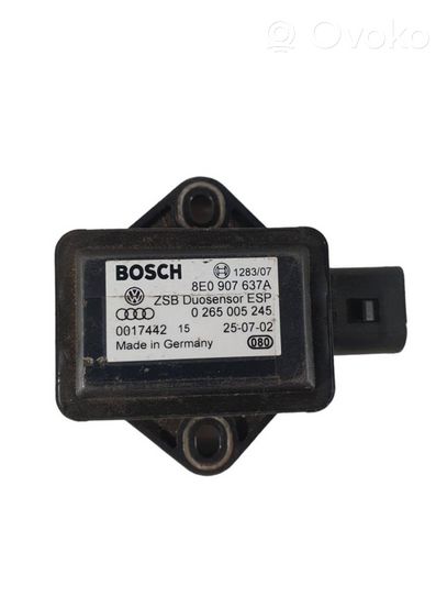 Audi A4 S4 B6 8E 8H Czujnik przyspieszenia ESP 8E0907637A