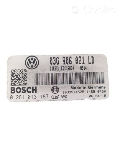 Volkswagen Golf V Sterownik / Moduł ECU 03G906021LD