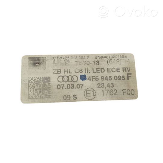 Audi A6 S6 C6 4F Galinis žibintas kėbule 4F5945095