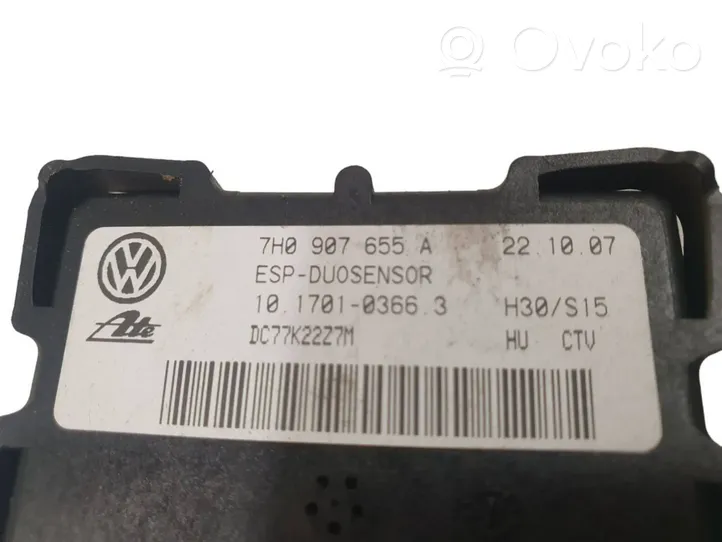 Volkswagen Cross Touran I Czujnik przyspieszenia ESP 7H0907655A
