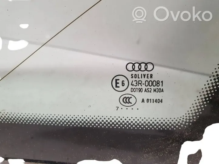 Audi A6 S6 C6 4F Заднее боковое стекло кузова 43R00081