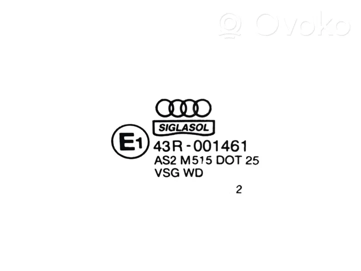 Audi A6 S6 C5 4B Vitre de fenêtre porte avant (4 portes) 43R001461