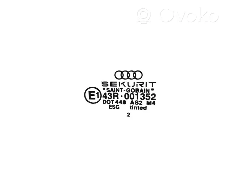 Audi A3 S3 8L Vetro del finestrino della portiera anteriore - quattro porte 43R001352