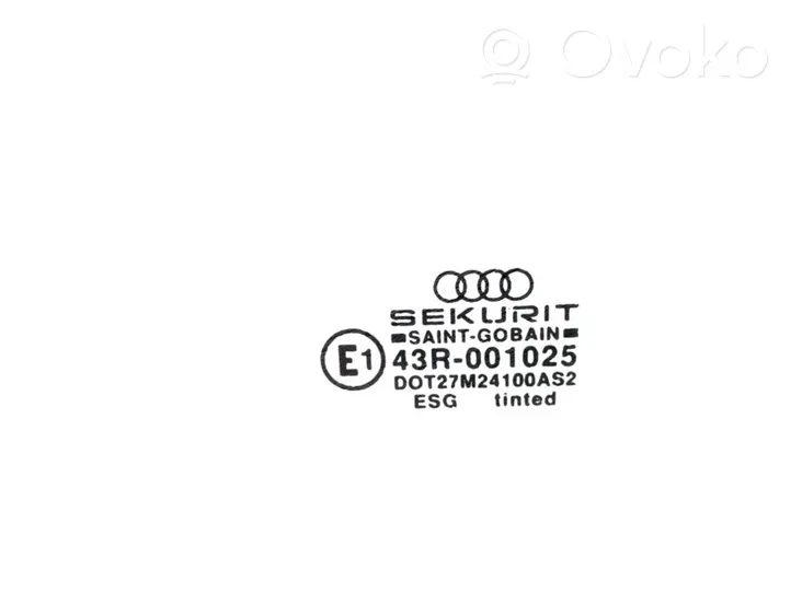 Audi A6 S6 C4 4A Etuoven ikkunalasi, neliovinen malli 43R001025