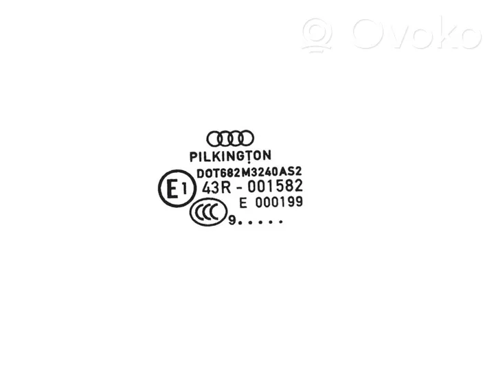 Audi A4 S4 B8 8K Etuoven ikkunalasi, neliovinen malli 43R001582