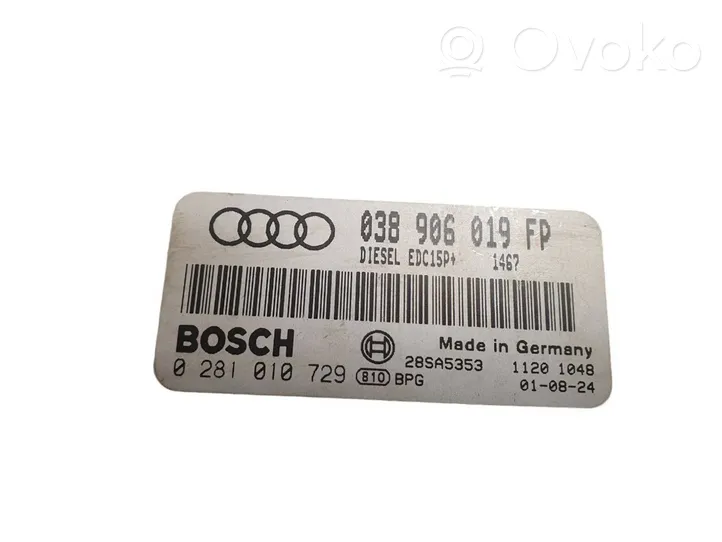 Audi A4 S4 B6 8E 8H Sterownik / Moduł ECU 038906019FP