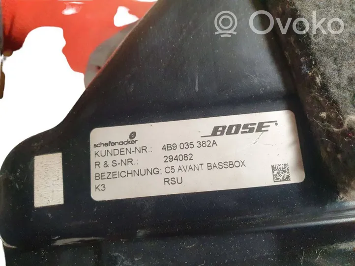 Audi A6 Allroad C5 Subwoofer-bassokaiutin 4B9035382A