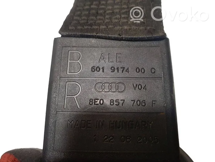 Audi A4 S4 B7 8E 8H Pas bezpieczeństwa fotela przedniego 8E0857706F