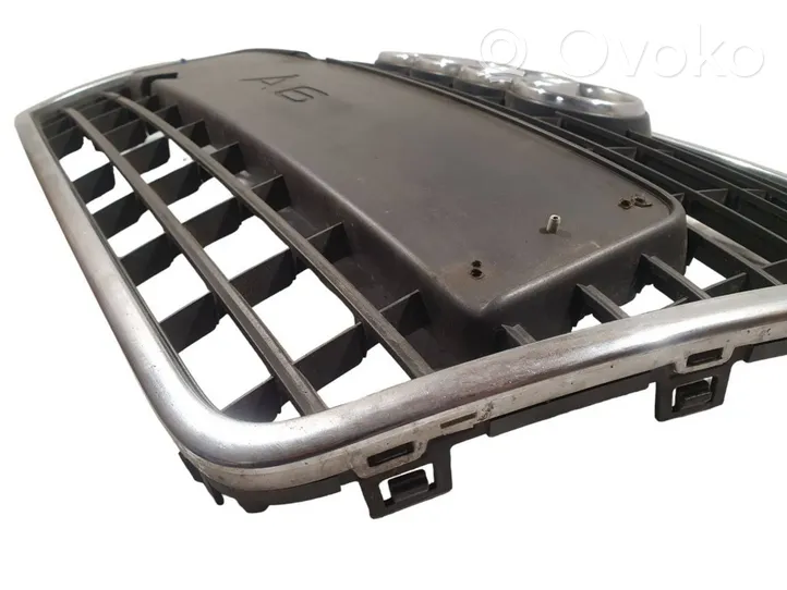 Audi A6 S6 C6 4F Grille calandre supérieure de pare-chocs avant 4F0853651AQ