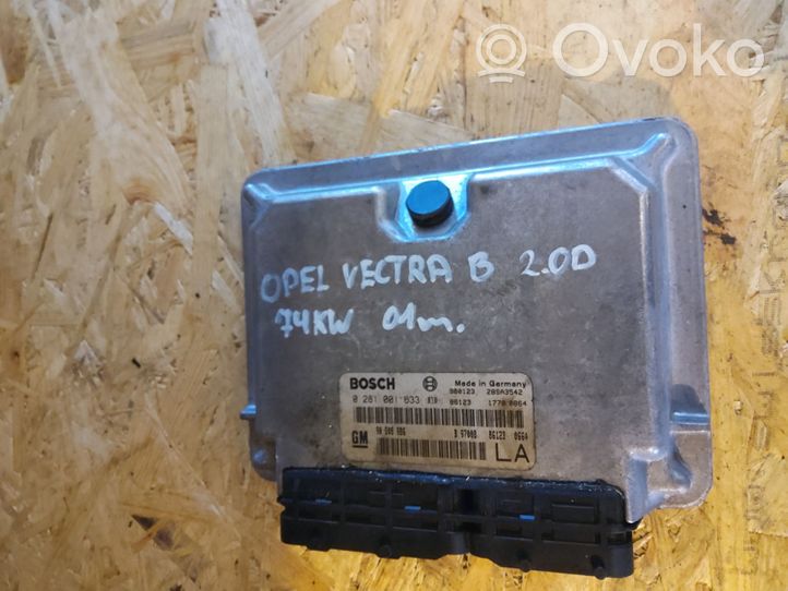 Opel Vectra B Moottorin ohjainlaite/moduuli 0281001633