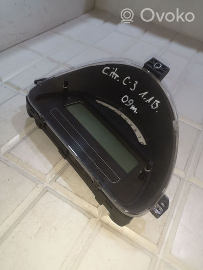 Citroen C3 Speedometer (instrument cluster) P9660225780