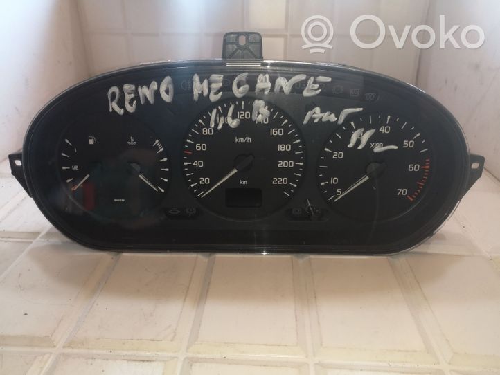 Renault Megane I Compteur de vitesse tableau de bord 215781612