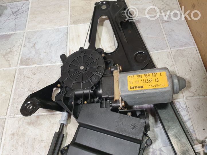 Ford Galaxy Front door window regulator with motor TR37M0959801A