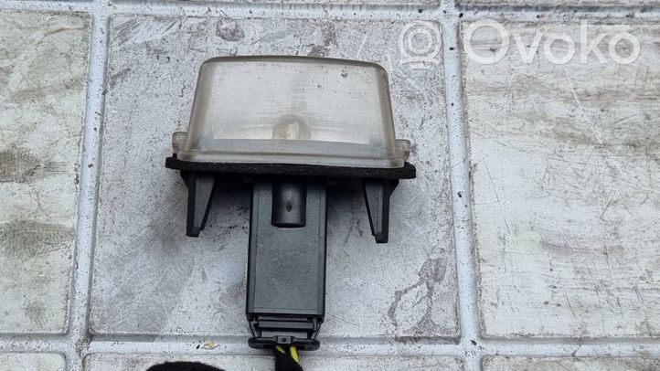 Peugeot 207 CC Lampa oświetlenia tylnej tablicy rejestracyjnej 7190