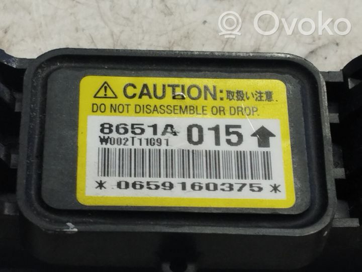Mitsubishi Grandis Capteur de collision / impact de déploiement d'airbag 8651A