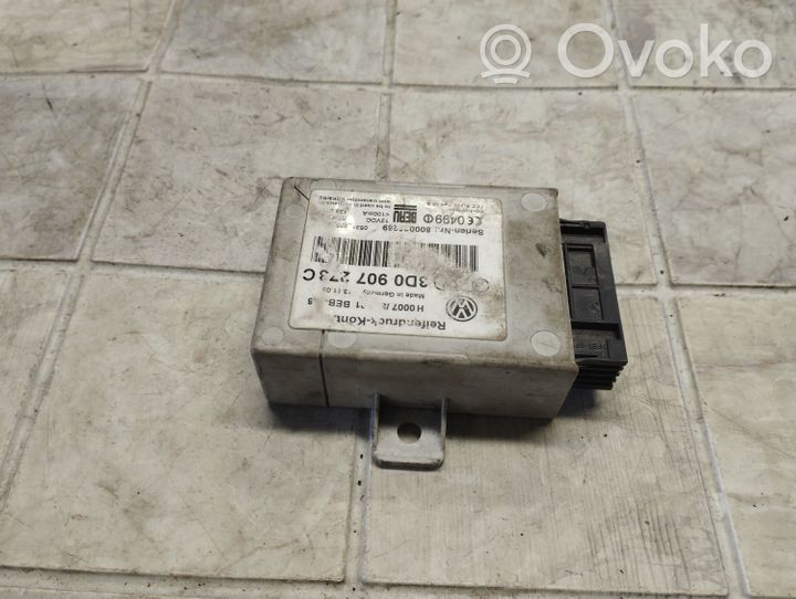 Volkswagen Phaeton Tire pressure control unit 3D0907273C