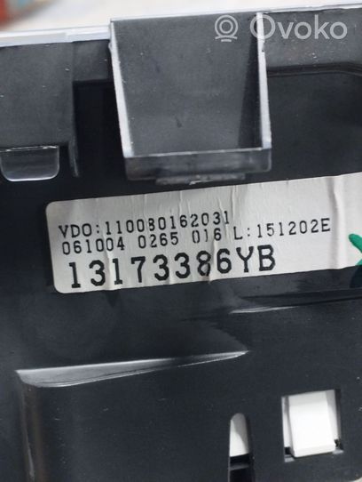 Opel Meriva A Compteur de vitesse tableau de bord 13173386YB