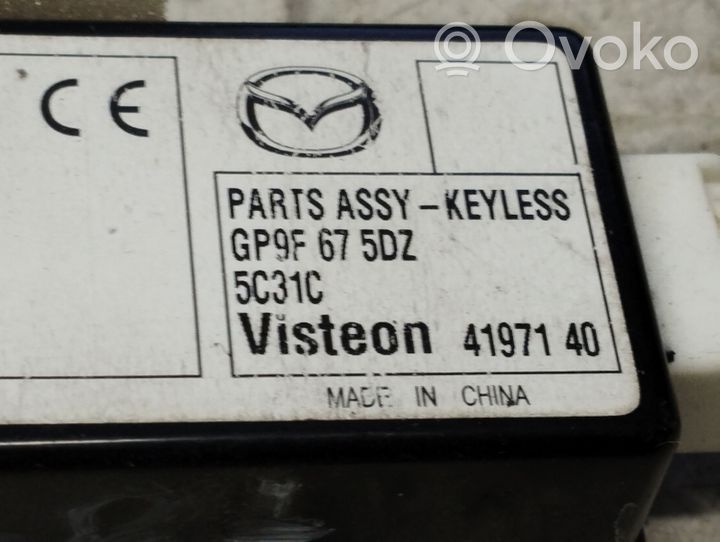 Mazda 6 Module de contrôle sans clé Go GP9F675DZ