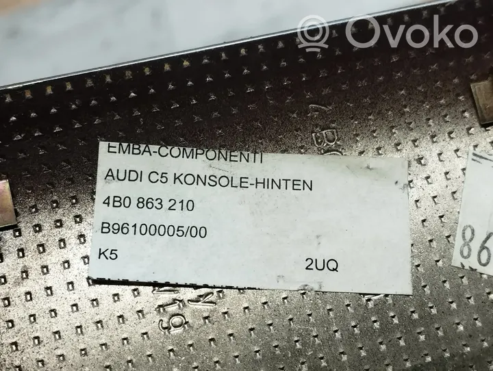 Audi A6 S6 C5 4B Hansikaslokeron koristelista 4B0863210