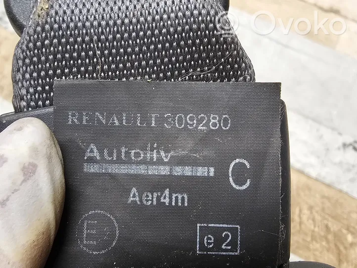 Renault Scenic II -  Grand scenic II Cintura di sicurezza centrale (posteriore) 309280