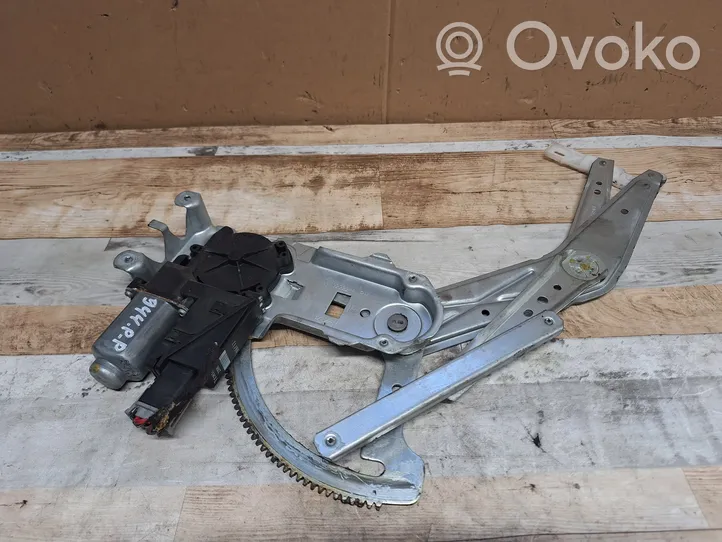 Opel Meriva A Front door window regulator with motor 93389552