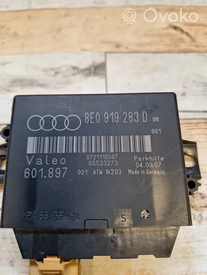 Audi A4 S4 B7 8E 8H Unité de commande, module PDC aide au stationnement 8E0919283D