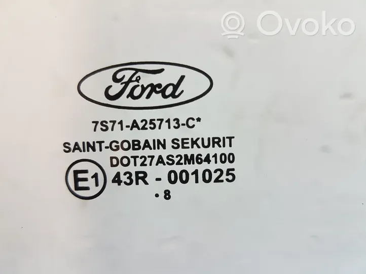 Ford Mondeo MK IV Szyba drzwi tylnych 