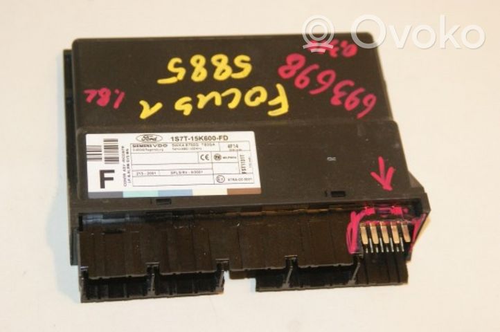 Ford Focus Door central lock control unit/module 1S7T15K600FD