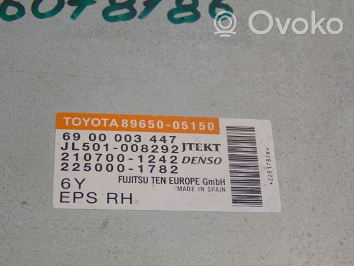 Toyota Avensis T270 Ohjaustehostimen ohjainlaite/moduuli 8965005150