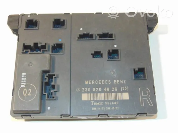 Mercedes-Benz SL R230 Durų elektronikos valdymo blokas A2308204826