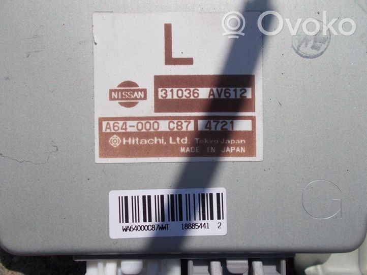 Nissan Primera Module de contrôle de boîte de vitesses ECU 31036AV612