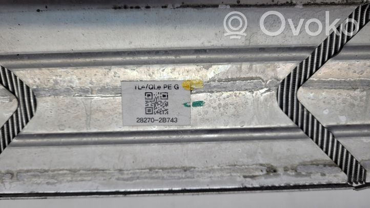 Hyundai Tucson TL Välijäähdyttimen jäähdytin 282702B743