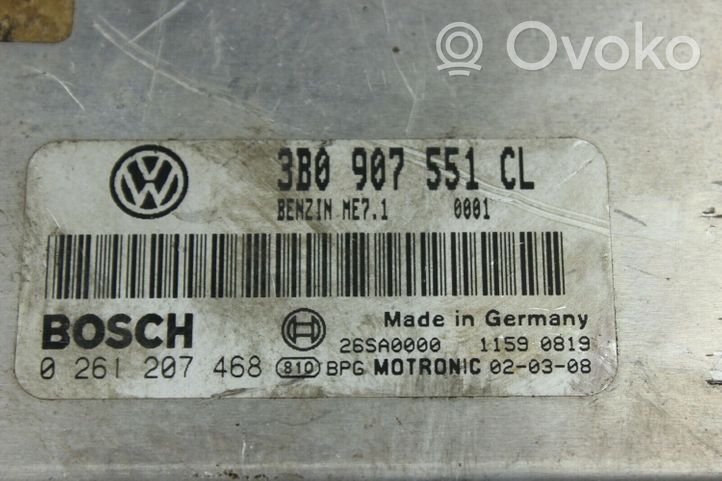 Volkswagen PASSAT B5.5 Moottorin ohjainlaite/moduuli 3B0907551CL