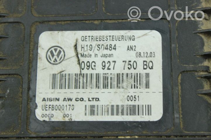 Volkswagen Golf V Sterownik / Moduł skrzyni biegów 09G927750BQ