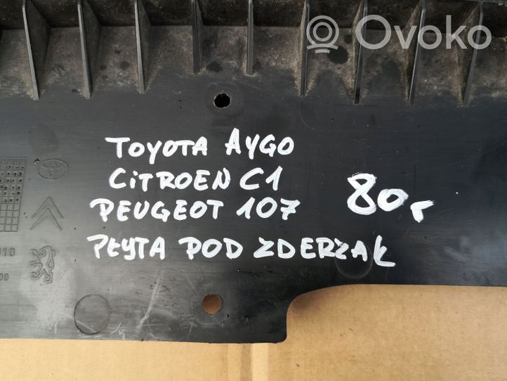 Toyota Aygo AB10 Osłona pod zderzak przedni / Absorber 526180H010